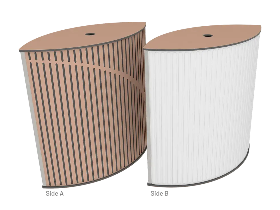 Vicoustic VicTotem UltraVMT ExtraModuleAcoustic Natural White87a+Metallic Copper