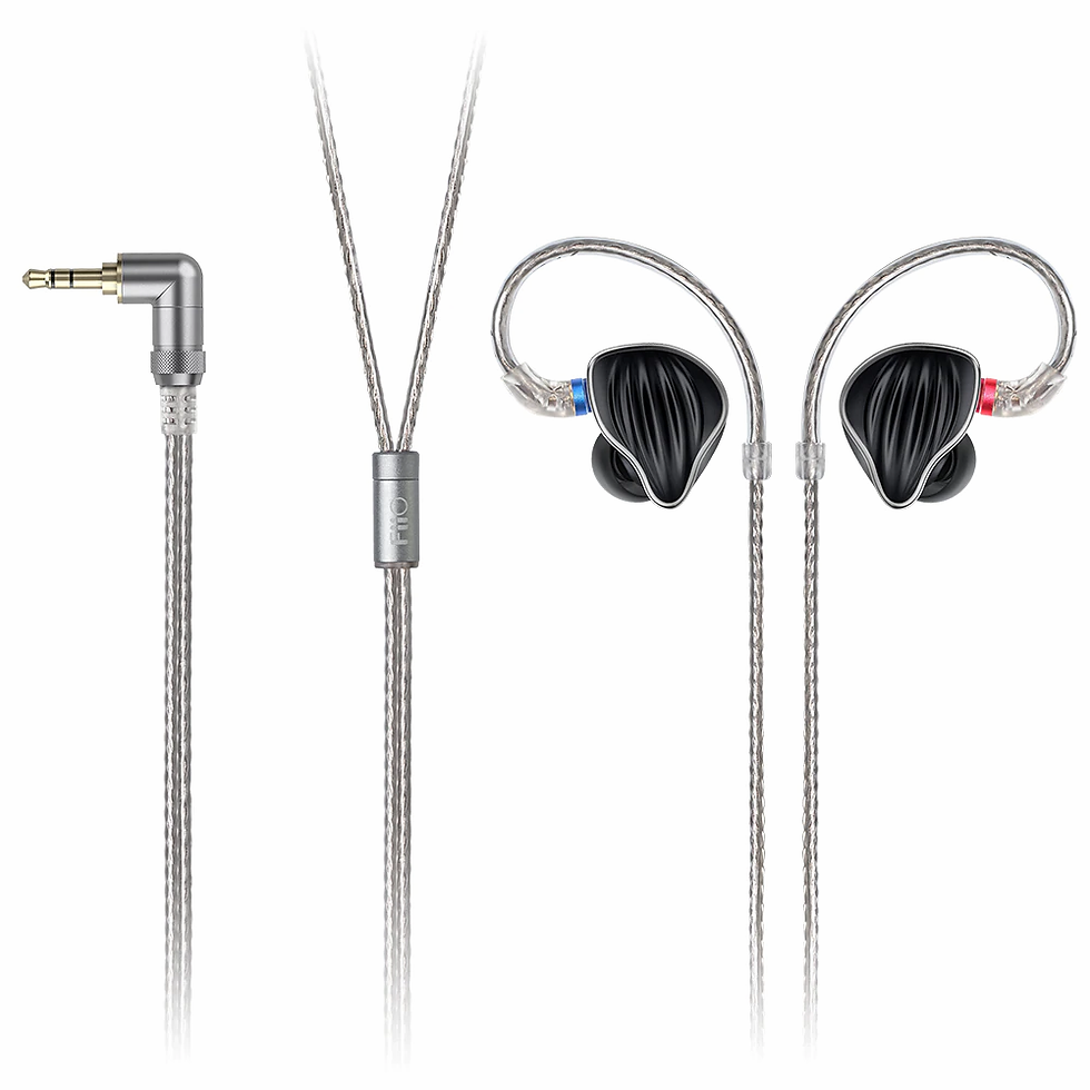 Miniatura: FiiO FH5 Metal Case Knowles Detachable Cable Quad Driver Hybrid HIFI Earphone.