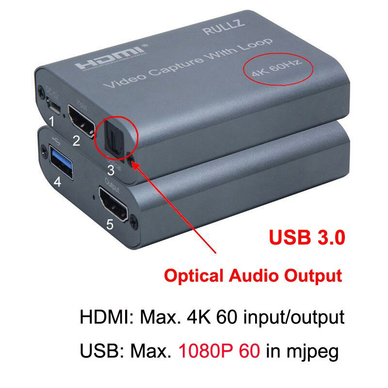 Rullz 4k 60hz Loop Out Hdmi Capture Card Audio Video Recording Live Streaming Av Caribbean Llc Rullz 4k 60hz Loop Out Hdmi Capture Card Audio Video Recording Live Streaming Av Caribbean Llc