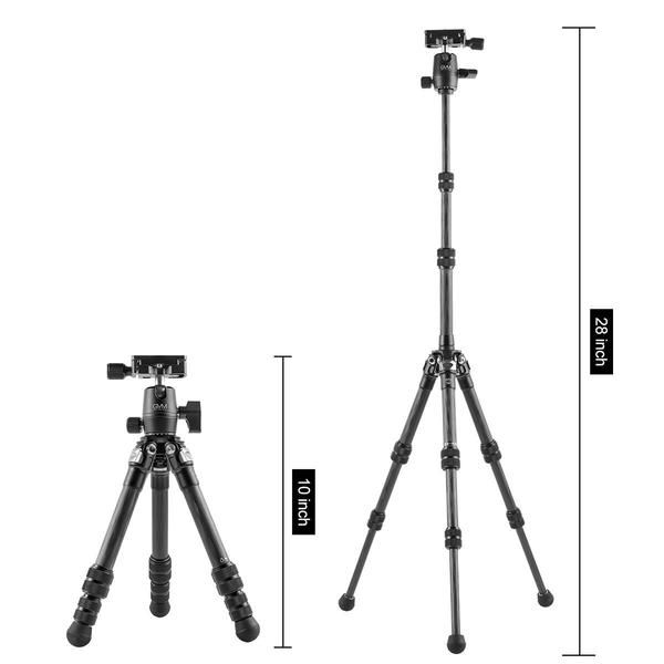 Miniatura: GVM JJ-G265 Carbon Fiber Camera Tabletop Mini Tripod