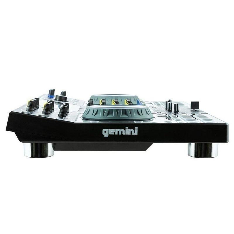 الصورة المصغرة: gemini SDJ-4000 DJ Console +2 deck 4 Ch Mixer 7" Inch Touch Panel
