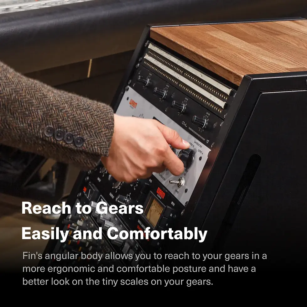 Thumbnail: Wavebone  FIN™ Rackmount Case Wood 13U Rack Space