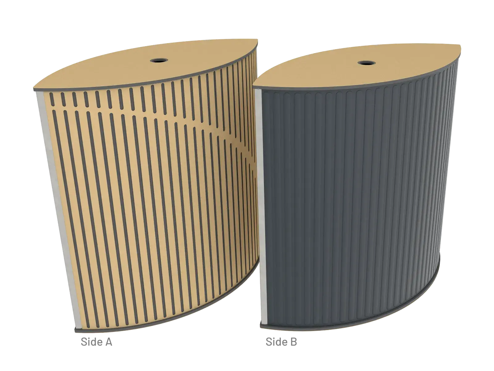 Vicoustic VicTotem UltraVMT ExtraModuleAcoustic Natural Black04a+Metallic Gold