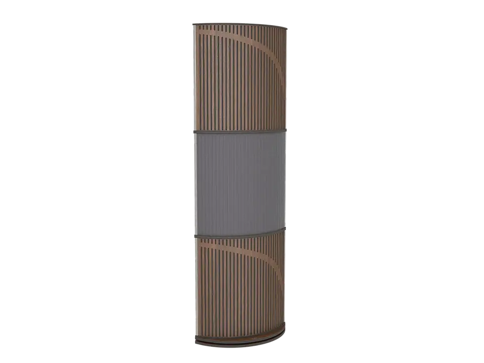 Vicoustic VicTotem Ultra VMT Acoustic Bass Trap Grey22a+Dark Walnut