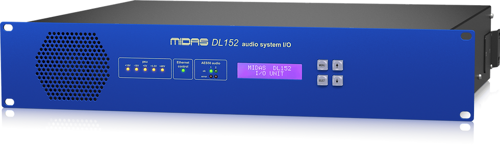 الصورة المصغرة: MIDAS DL152  24 Output Stage Box with Dual-Redundant AES50 Networking