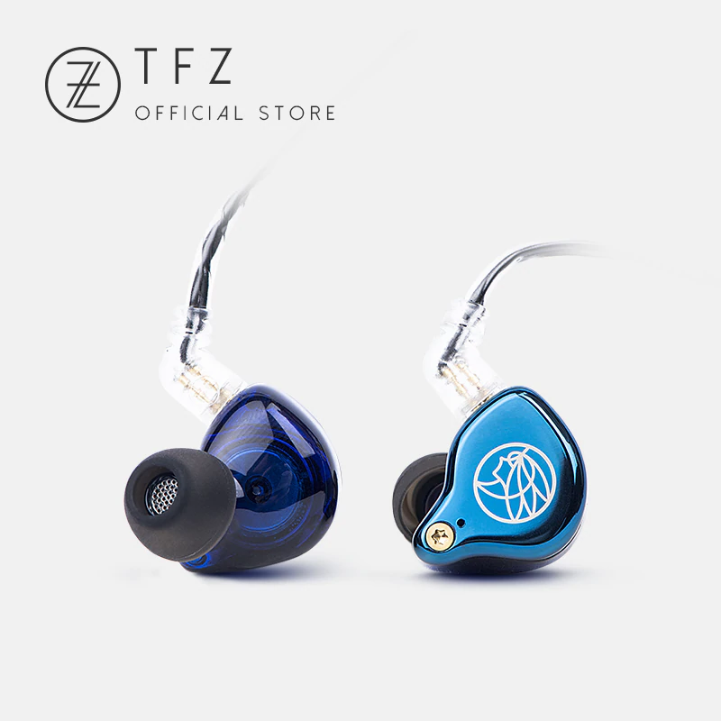 الصورة المصغرة: TFZ T2 IN Ear Earphones-HIFI Wired Headphones Sport Noise Cancelling Hybrid