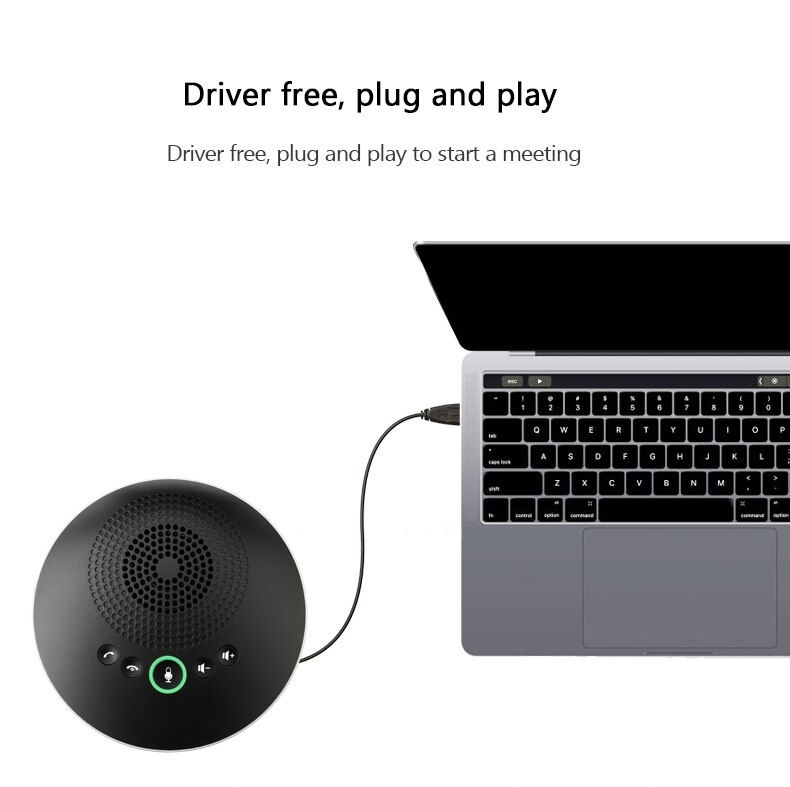 الصورة المصغرة: Tenveo A2000G USB Wireless Speaker and Speakerphone Conference  2.4G Receiver