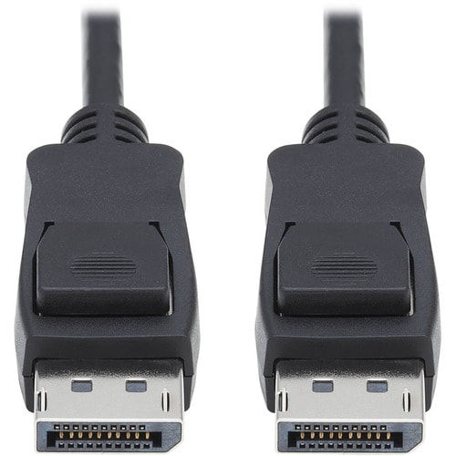 Tripp Lite DisplayPort 1.4 Cable with Latching Connectors 8K (M/M) Black 10 ft.