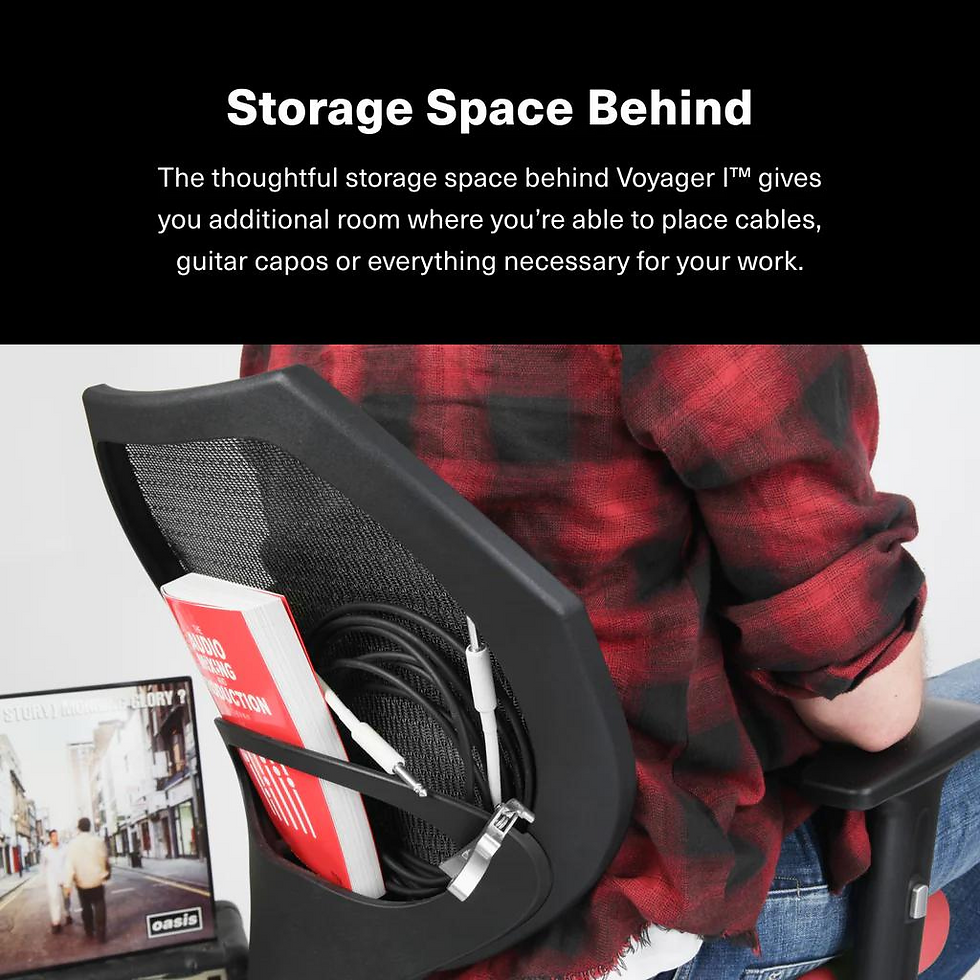 الصورة المصغرة: Wavebone Voyager I™ Ergonomic Chair - Foam Seat