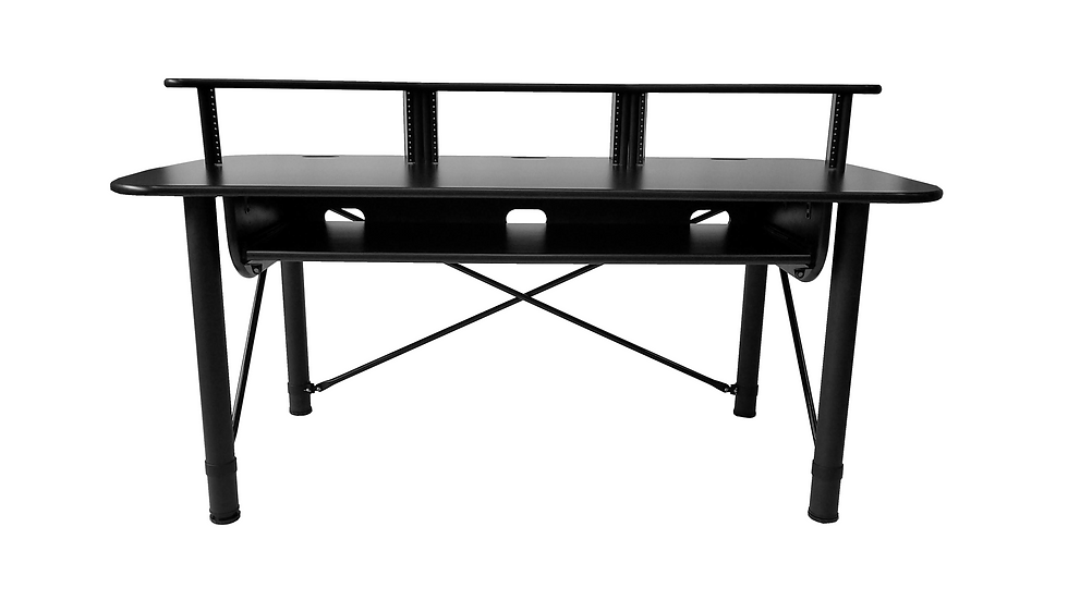 الصورة المصغرة: RAB Audio ProRak MK61B Music Production Desk - Black Trim