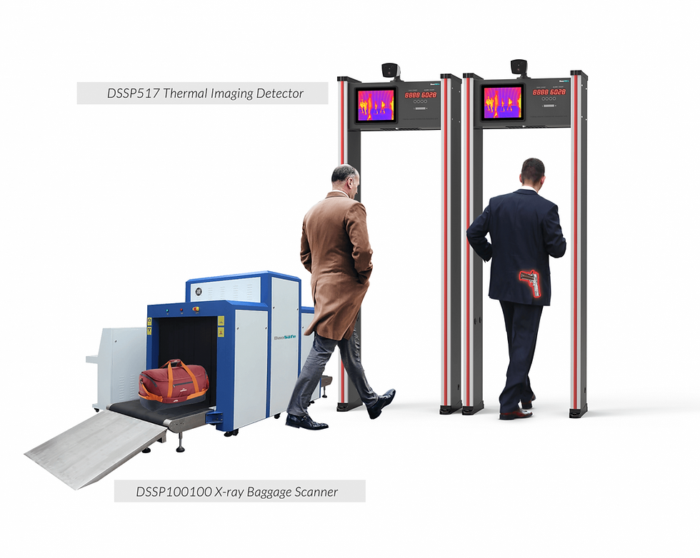 الصورة المصغرة: DaoSafe DSSP517  Infrared Thermal Temperature Screening Walk-Through Detector
