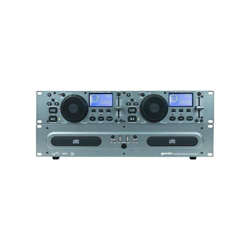 gemini CDX-2250i Rackmount Dual CD Player+USB
