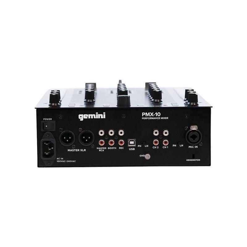 الصورة المصغرة: gemini PMX-10 2 Ch Digital Mixer +MIDI/Audio Interface 16 RGB Pads