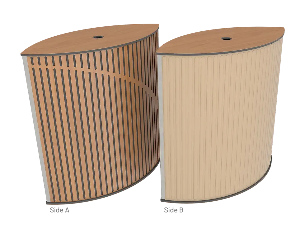 Vicoustic VicTotem UltraVMT Extra Module Acoustic Natural Beige82a+LucarnoCherry