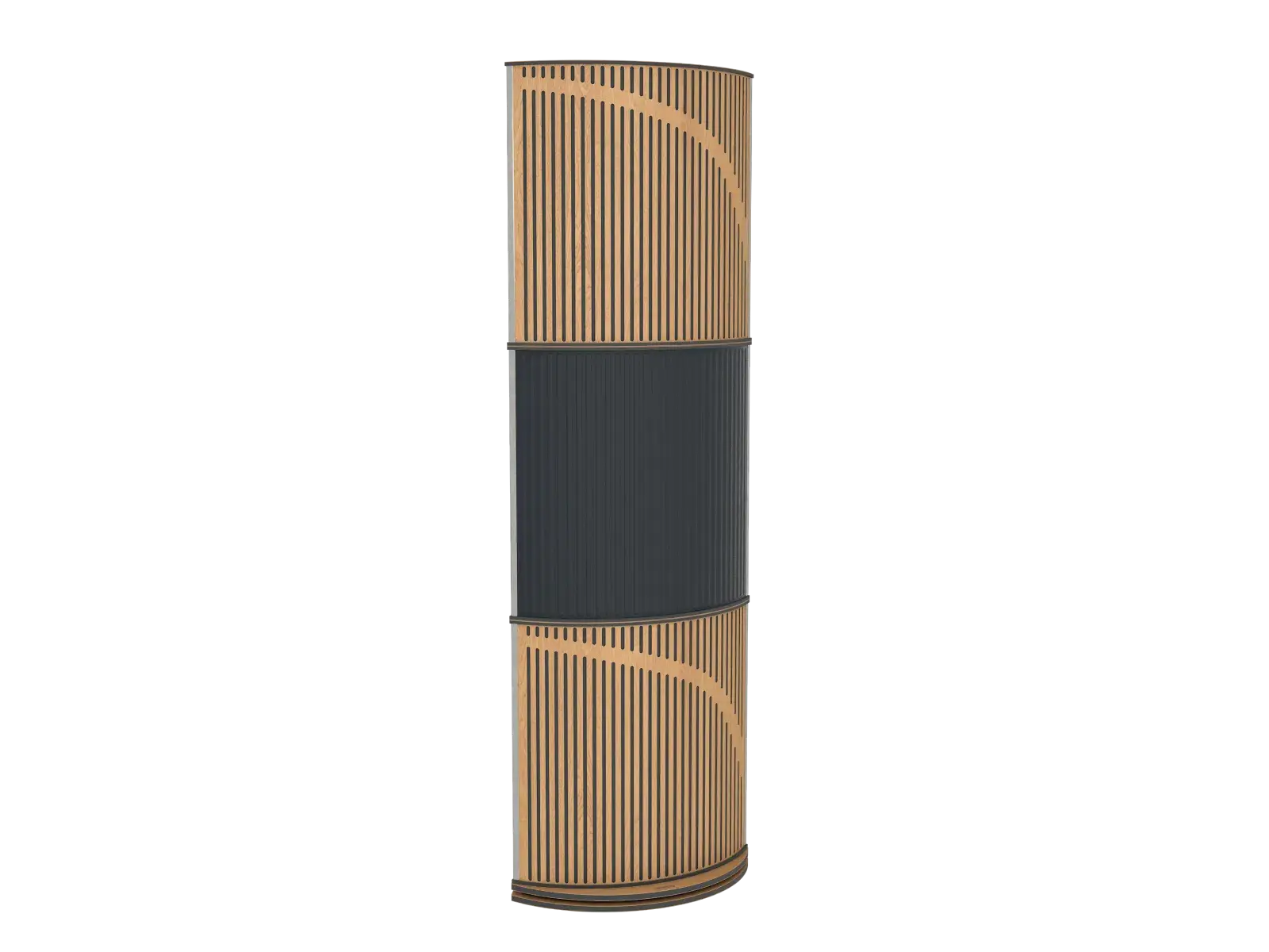 Vicoustic VicTotem Ultra VMT Acoustic Bass Trap Black04a+Natural Oak