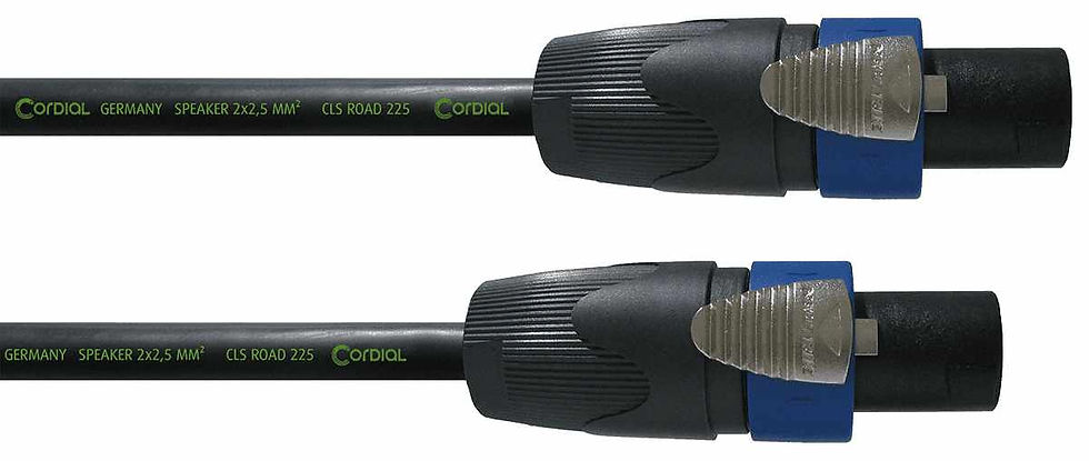 الصورة المصغرة: Cordial Premium Speaker Road Cable with speakON to speakON Connectors