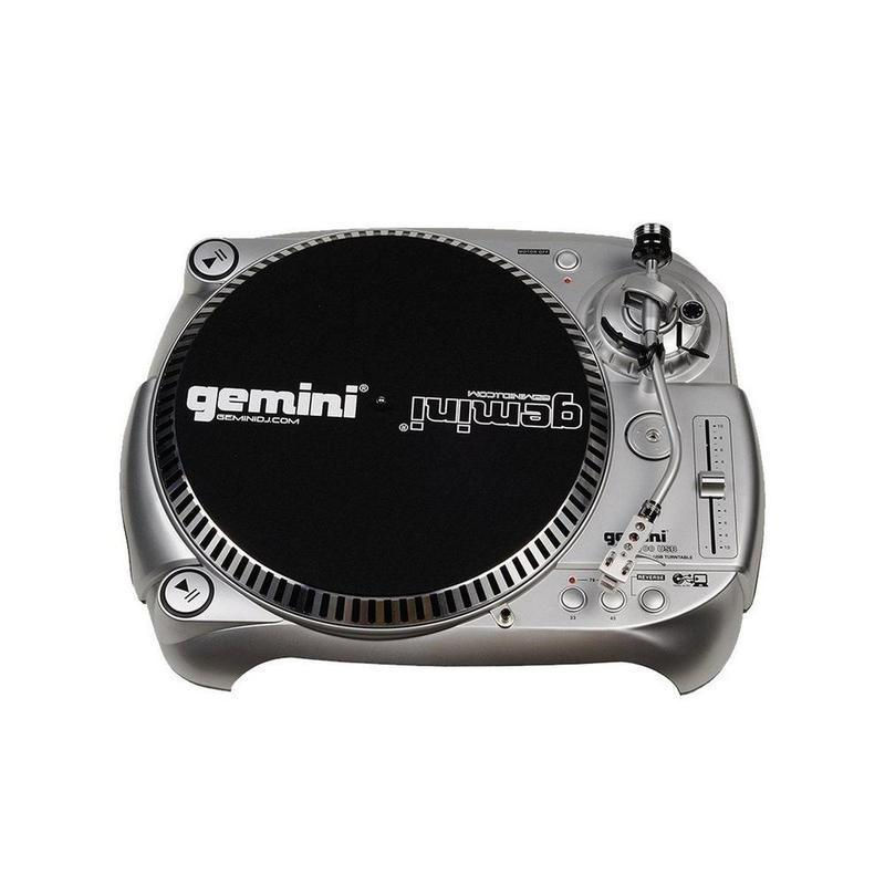 gemini TT-1100USB DJ Turntable with Cartridge and USB Port