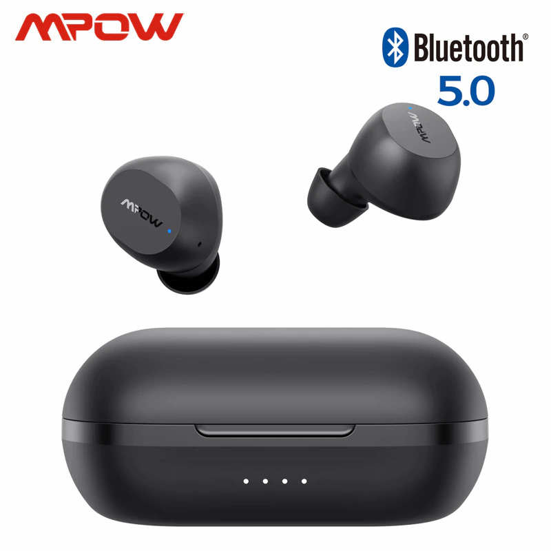 Miniatura: Mpow M12 TWS Wireless iPX8 Waterproof USB C Charging Bluetooth Earphones.