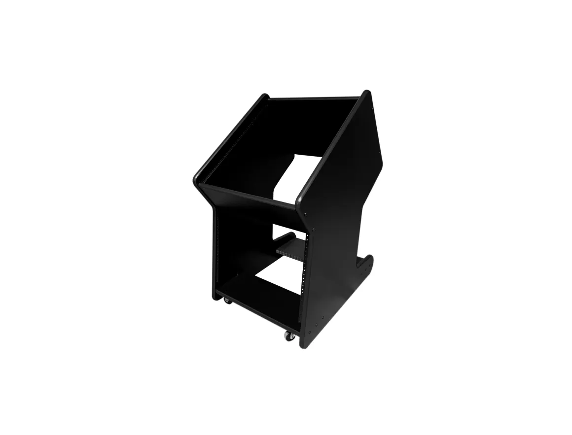 RAB Audio ProRak M20 12U Upper + 8U Lower Rolling Side Car Rack M20R