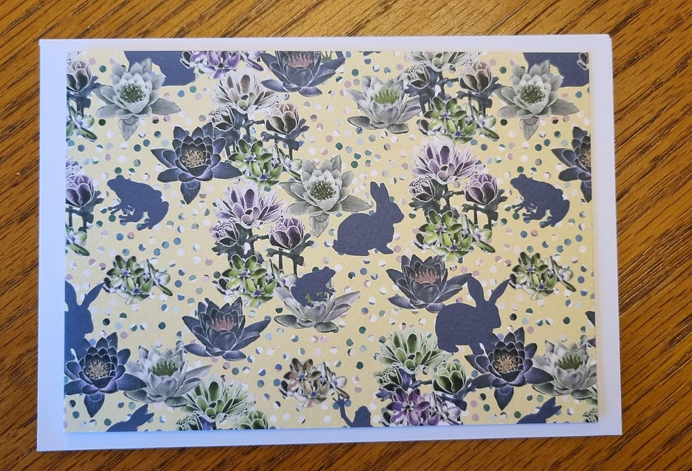 Thumbnail: Bunnies and Frogs card