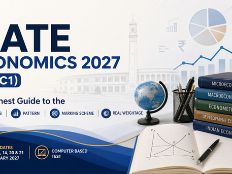 GATE Economics 2027 (XH-C1) The Honest Guide to the Syllabus, Pattern, Marking Scheme and Real Weightage