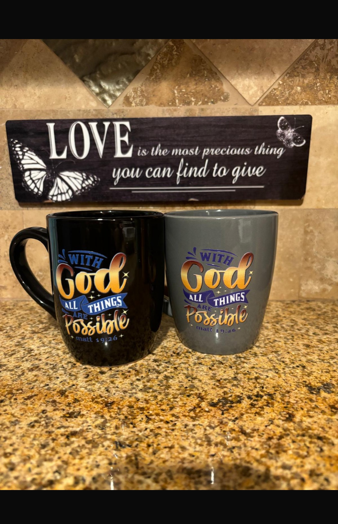 Faith Static Color Mugs