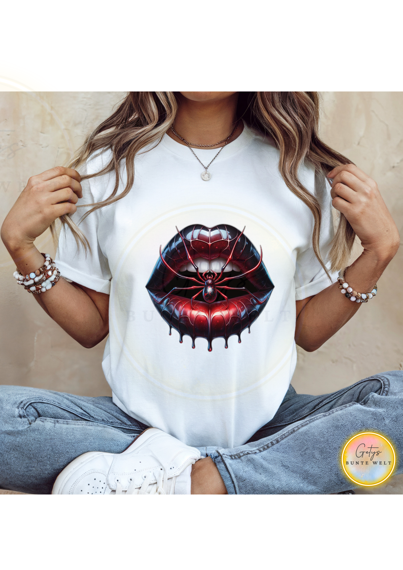 Bügelbild - Spiderqueenlips