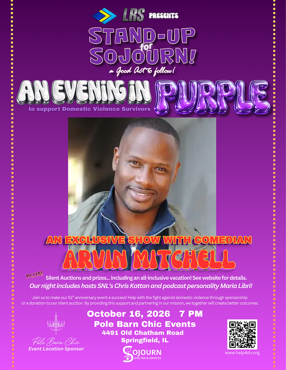 Stand Up for Sojourn! 7th Annual Comedy Event: An Evening in Purple!