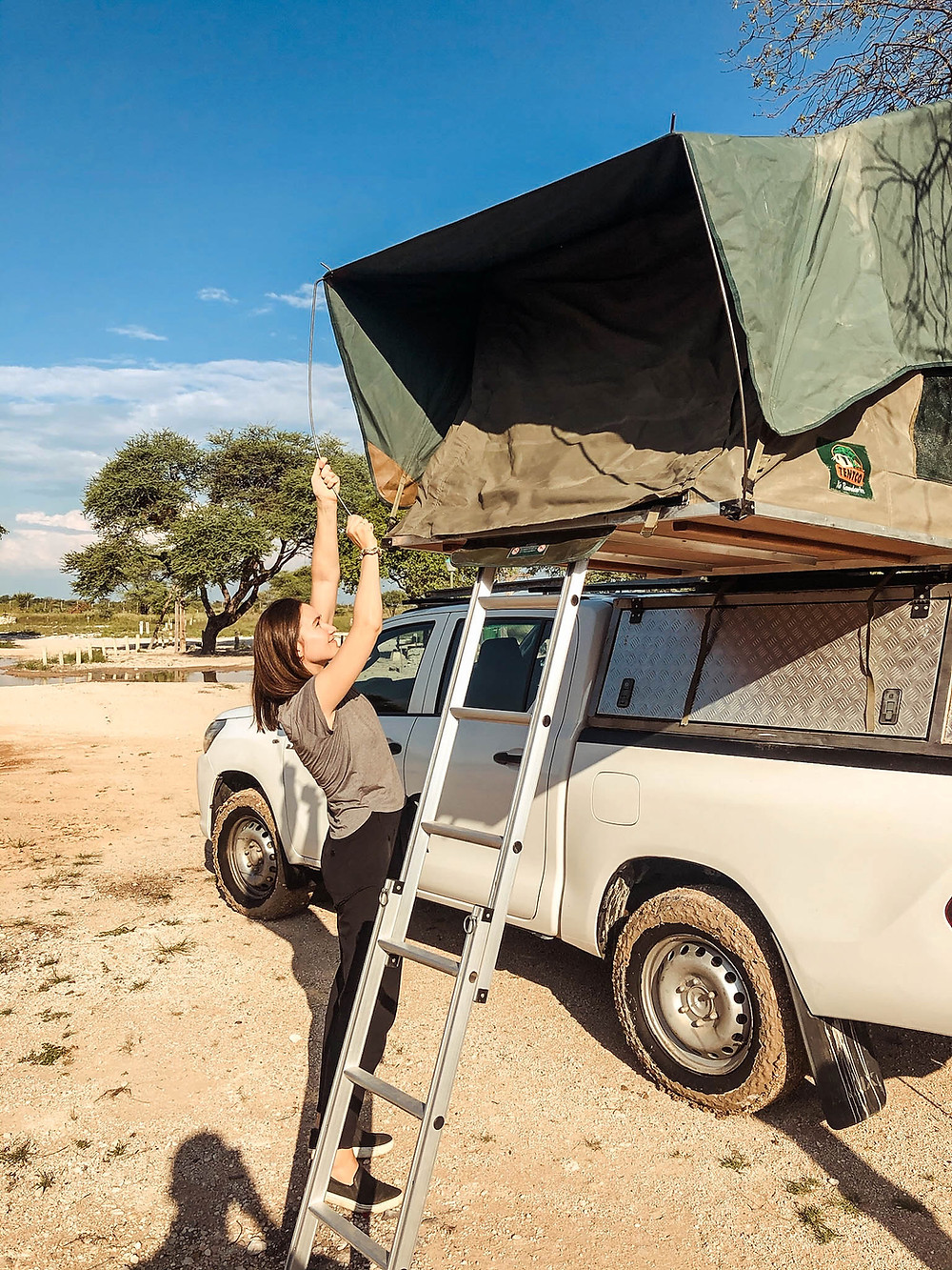 Figuring out our roof tent