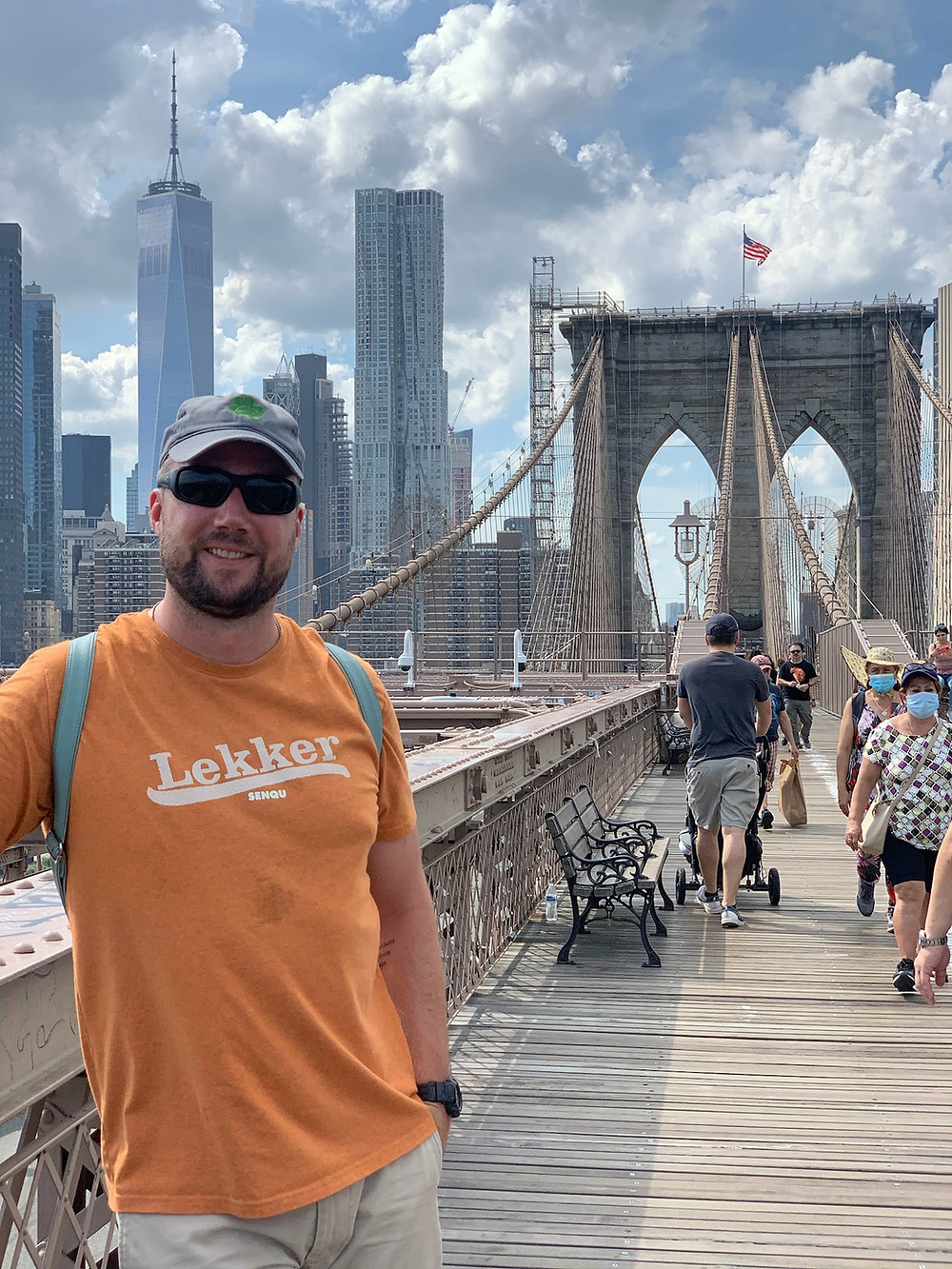 Walking the Brooklyn Bridge