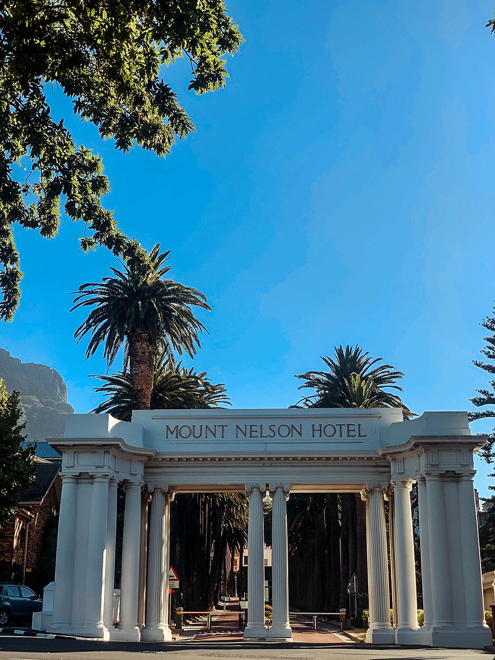 The Mount Nelson Hotel main gate