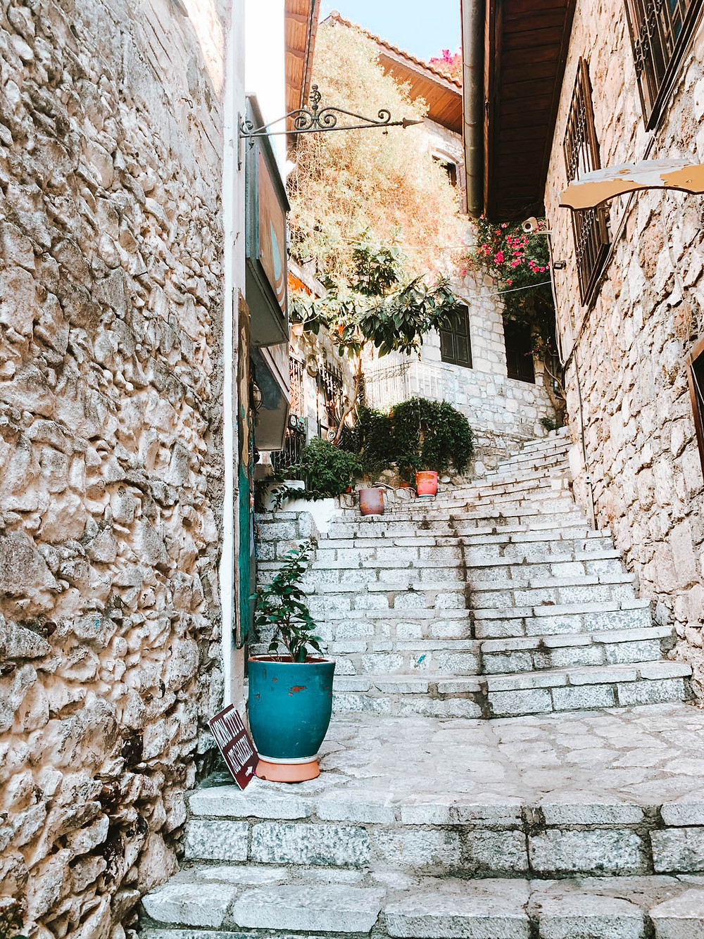 A stairway leading into old town Marmaris