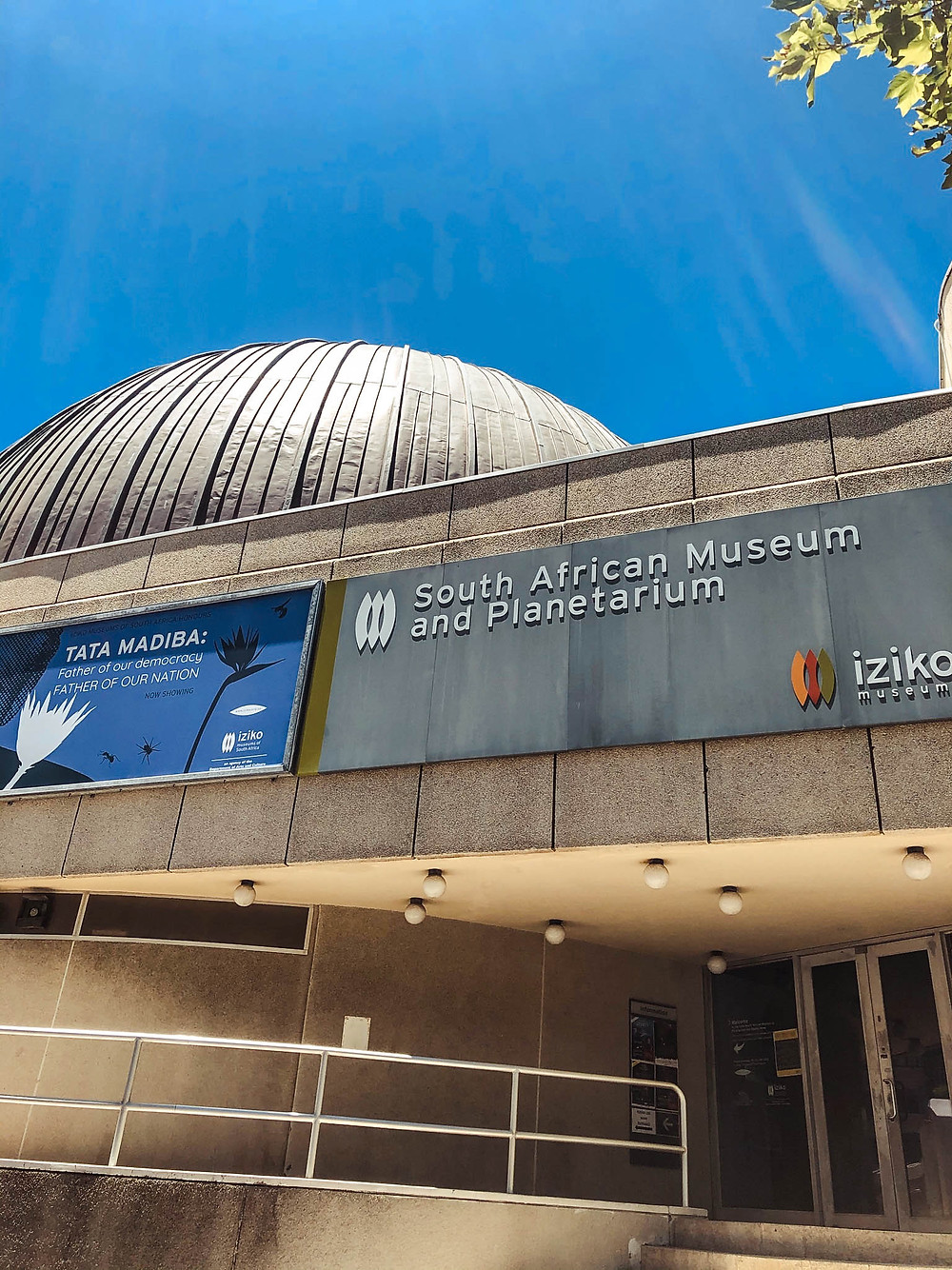Outside of the South African Museum and Planetarium