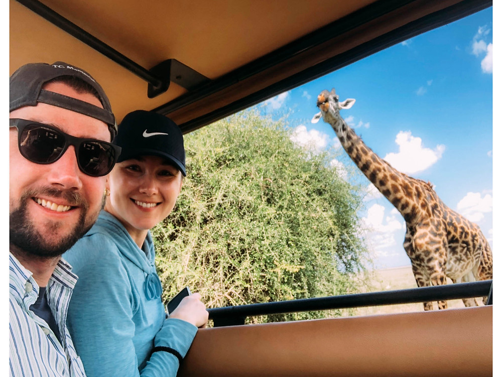 A safari "welcoming committee"