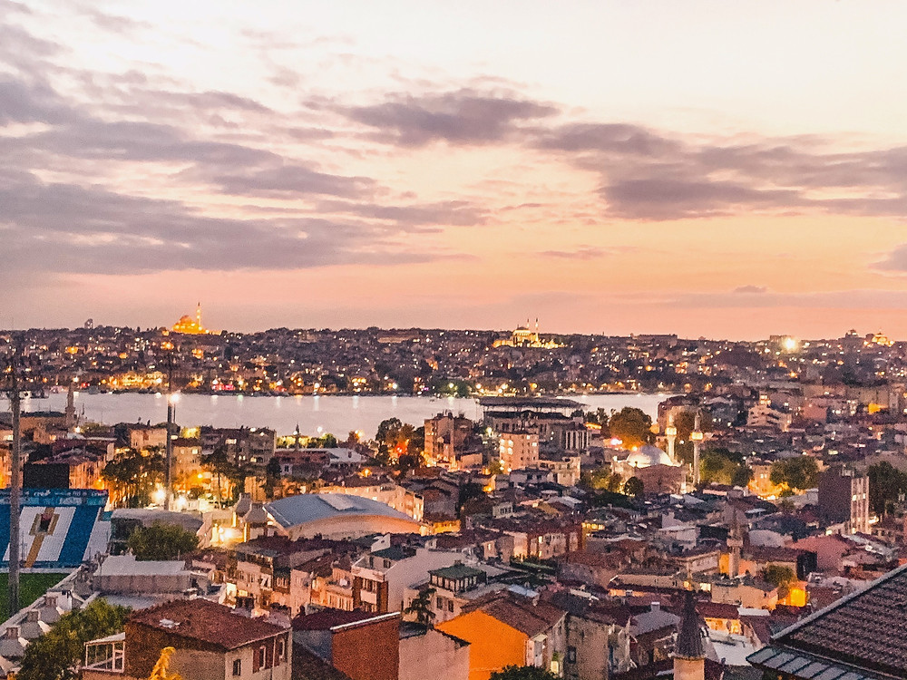 An Istanbul nightscape