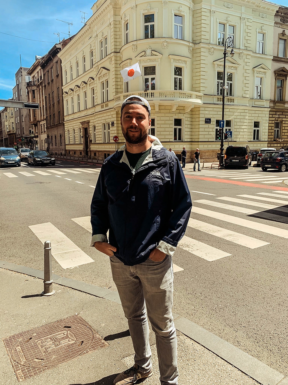 Across the street from Impact Hub Zagreb, Chipp's coworking spot - and site of the Embassy of Japan!