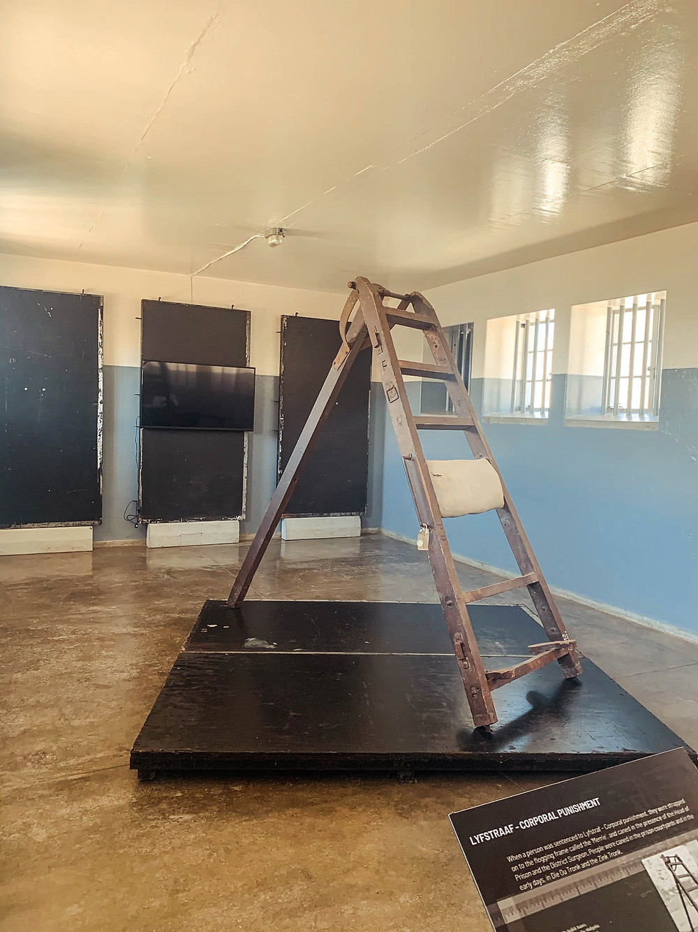 An unfortunate fact of life for prisoners - regular corporal punishment