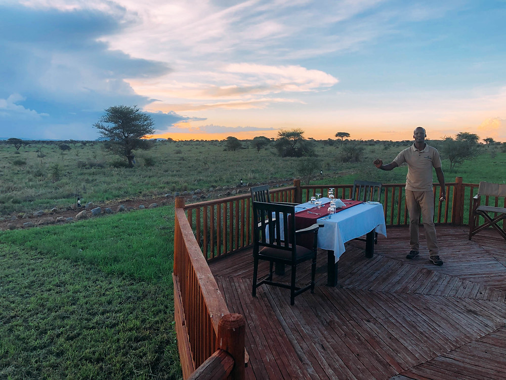A Thanksgiving dinner under the stars - thanks, Robert and the entire Acacia team!