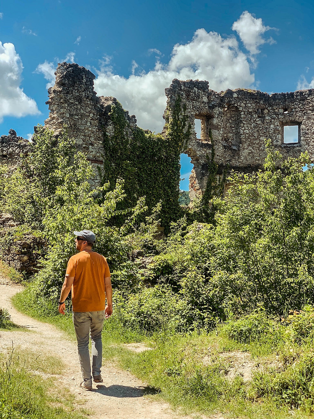 Exploring outside the Samobor Castle walls
