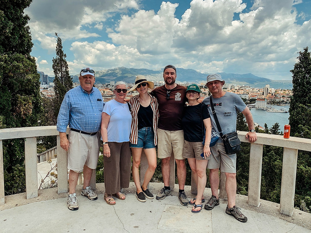 A family reunion in Split, Croatia!
