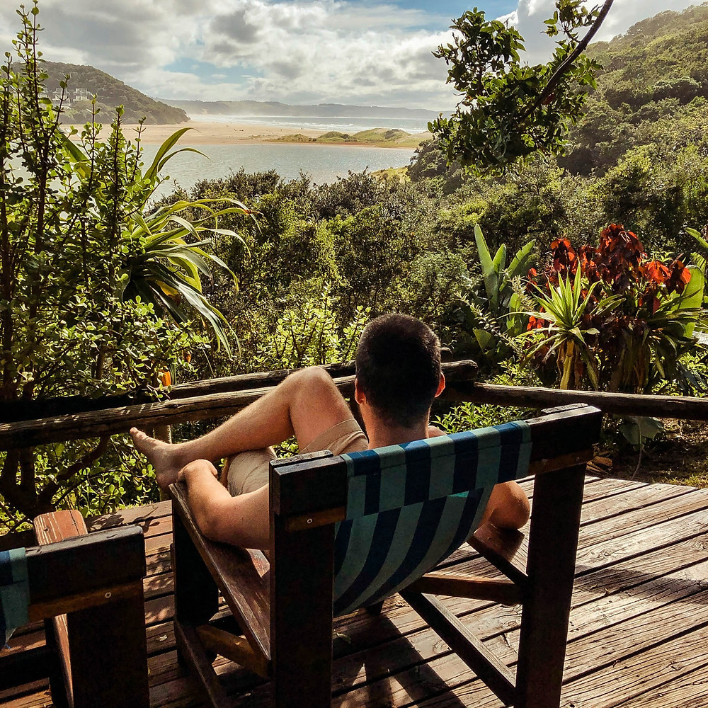 Our back deck at the Wild Coast's Chintsa Buccaneers