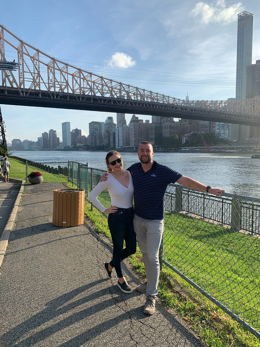 Strolling along Roosevelt Island