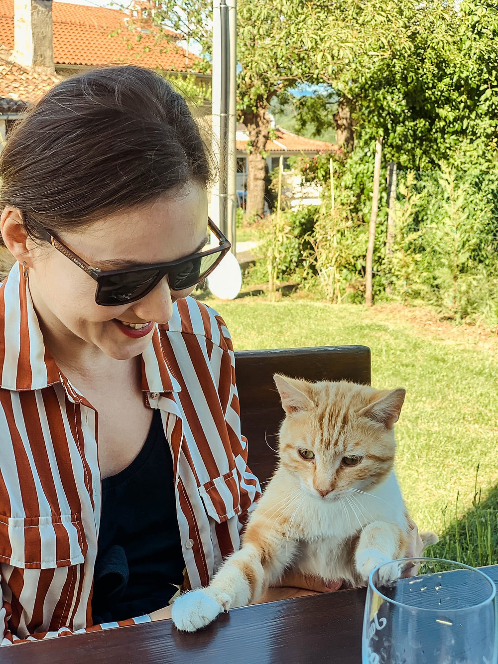 What's better than a wine tasting? A wine tasting with a cat!