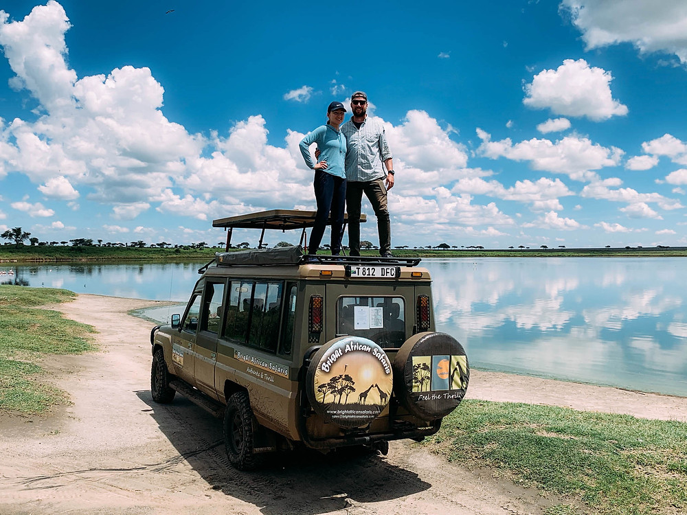 Our Landcruiser safari "home" - top up!