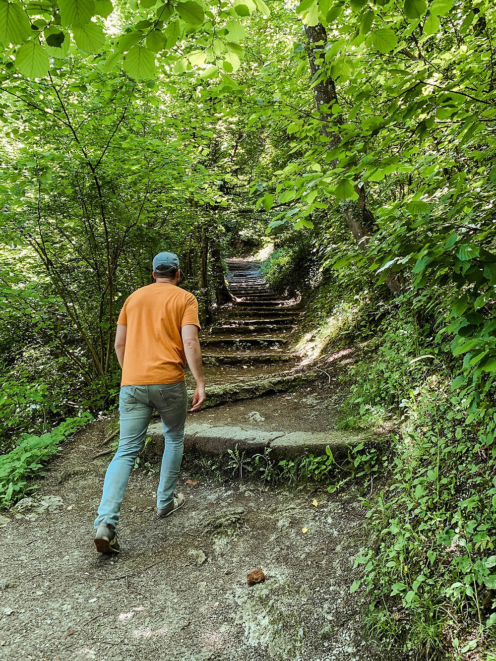 A longer route up than we anticipated...