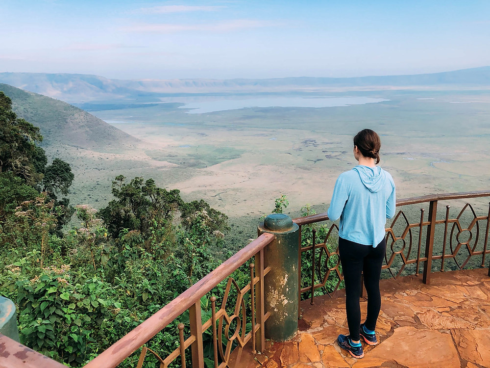 Overlooking Ngorongoro Crater