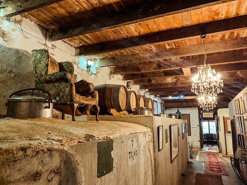 Inside Muratie's historic buildings...