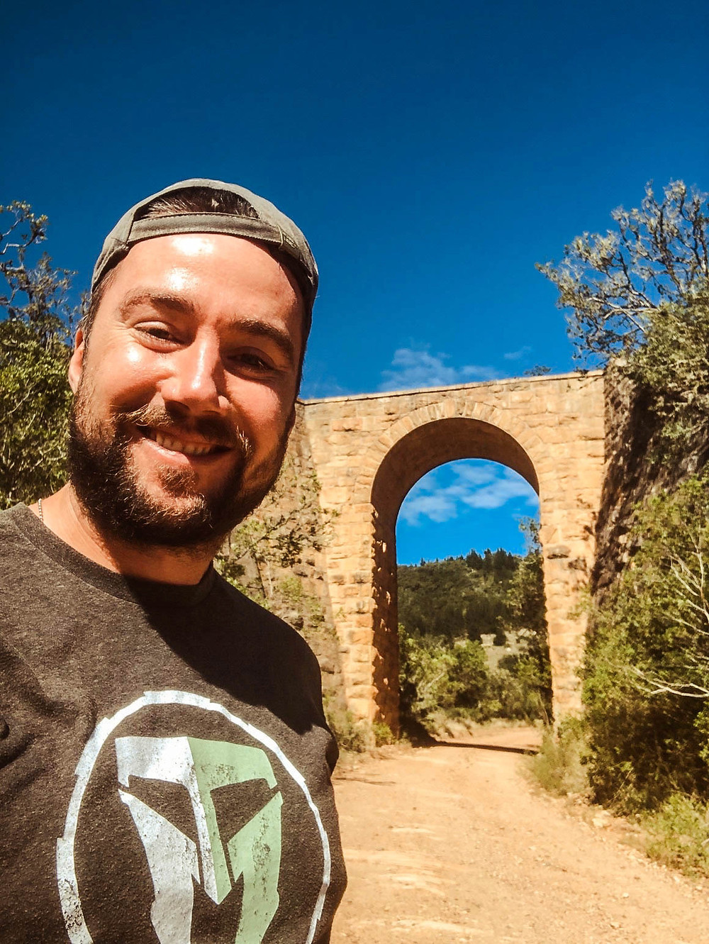 Traveling beneath the historic Highlands Bridge