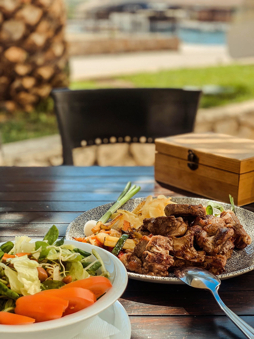 Roasted Pag lamb