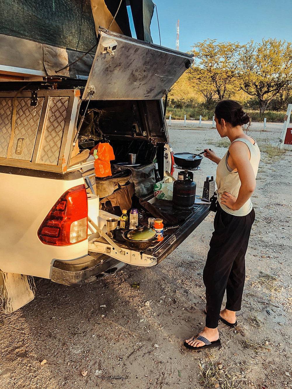 Italian dinner night at Halali camp